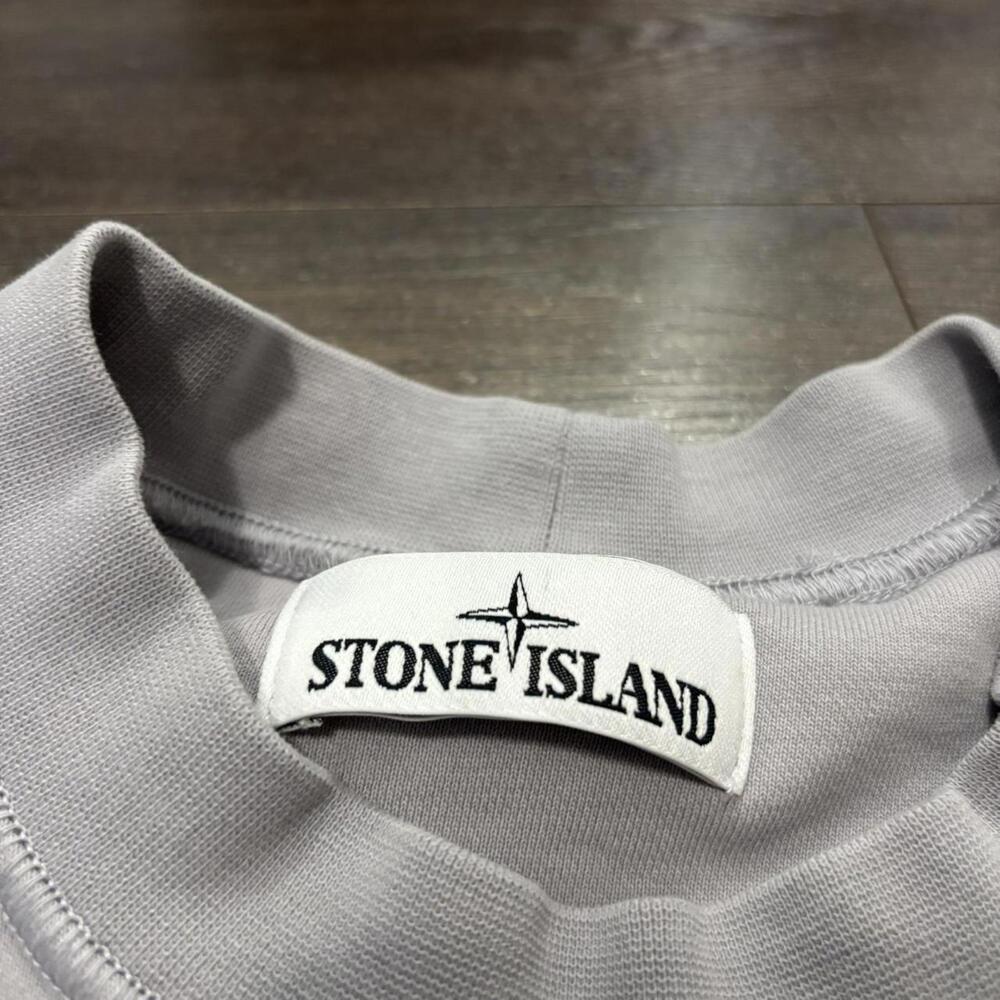 Stone Island Gray Crew Neck Sweatshirt - Picture 4 of 12